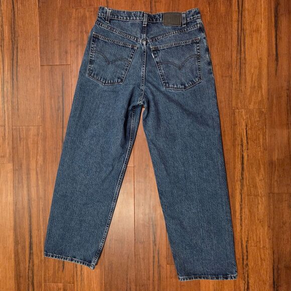 Vintage Y2K Levi's SilverTab Jeans Loose Wide Leg 31x29 Made in USA (Tag 32x30) - Picture 2 of 14